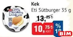 ETİ SÜT BURGER KEK 35 G